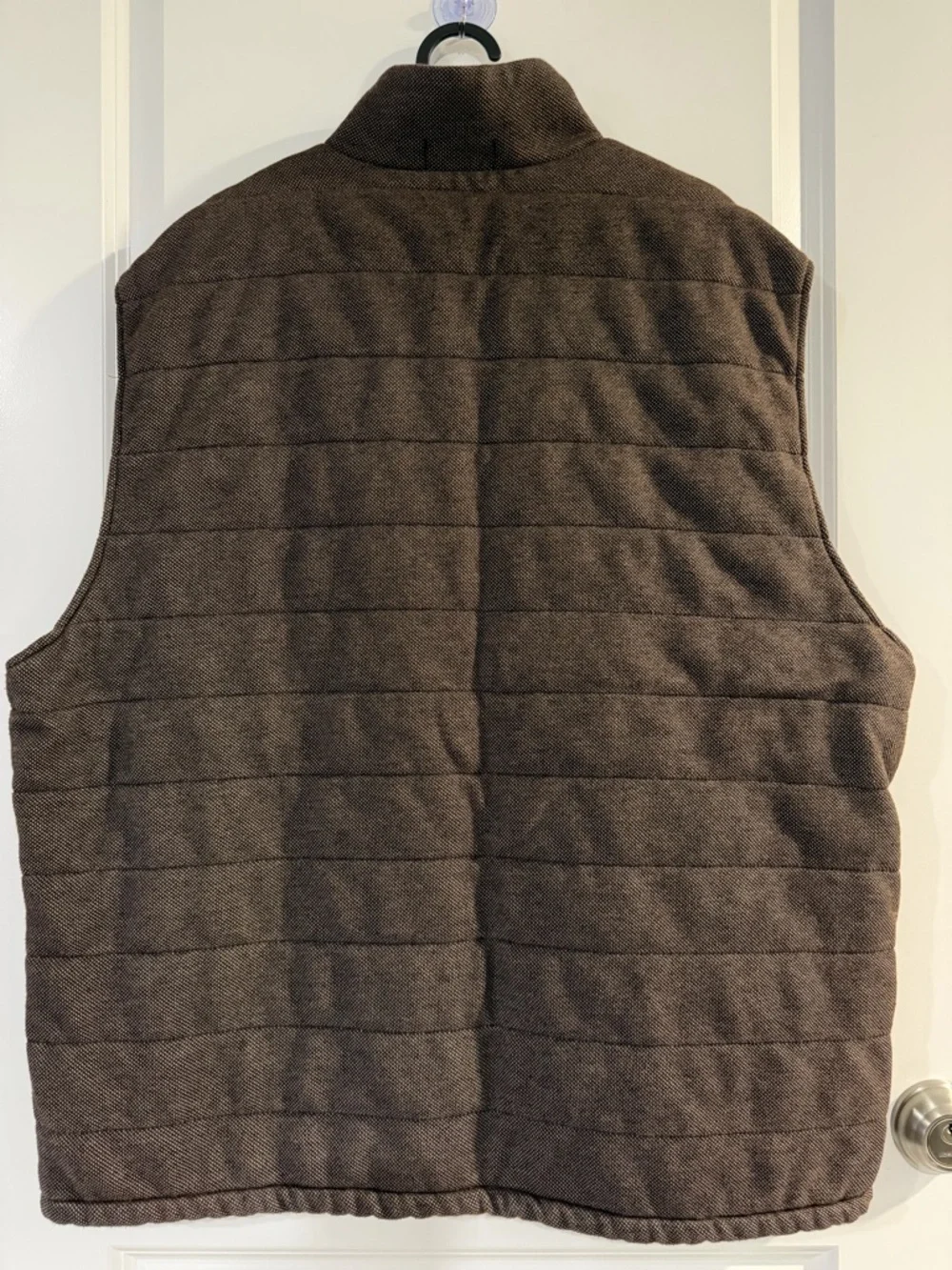 Polo by Ralph Lauren Quilted Brown Zip-Front Vest - #44 - Picture 2 of 7